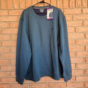 Izod Teal Crewneck Sweatshirt Size XXL